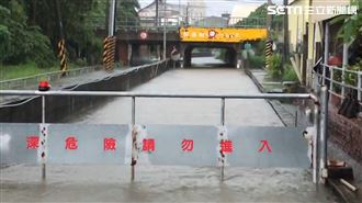 大雨炸台南整夜！仁德涵洞水淹一層樓
