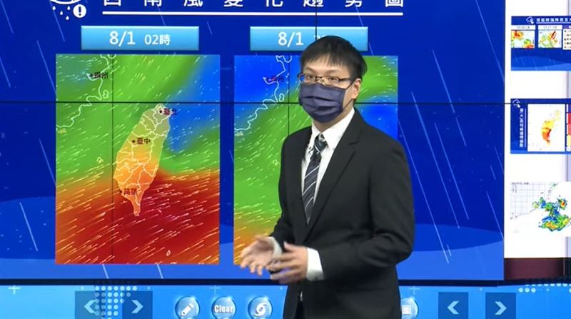豪雨炸中南部　氣象局曝「趨緩時間」