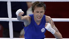 拳擊好手黃筱雯晉級4強賽。（圖／路透社／達志影像）