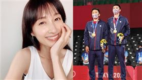 田中千繪感謝李洋、王齊麟實現日本的承諾。（圖／翻攝自田中千繪臉書）