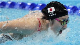 日本抗癌女泳將池江璃花子雖無緣奪牌，但能出賽東奧仍讓她備感幸福。（圖／路透社／達志影像）