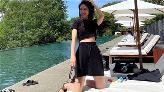 一芳董娘涵碧樓脫罩打卡　衛生局喊罰