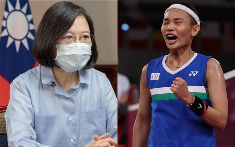 戴資穎「銀」恨　蔡英文：妳是最棒的