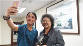 戴資穎、陳菊（圖／翻攝自陳菊臉書）