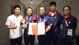 ▲戴資穎奪下東京奧運女子羽球單打銀牌，總統蔡英文發佈賀電恭賀。（圖／體育署提供）