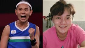 許富凱發文鼓勵戴資穎，卻吸引中國網友在下方狠酸。（圖／體育署提供、翻攝自許富凱臉書）