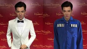 ▲網路傳聞上海杜莎夫人蠟像館將吳亦凡的蠟像更換成囚服。（圖／翻攝自微博）