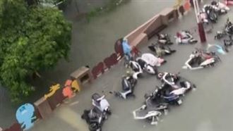 雨彈轟炸！北港全鎮泡水、廿年最嚴重