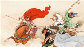 ▲三英戰呂布。（示意圖／翻攝自百度百科）