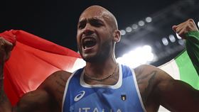 義大利選手雅各布斯（JACOBS Lamont Marcell）(圖／美聯社／達志影像)