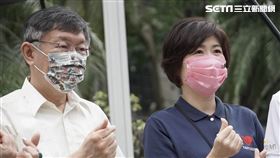 柯文哲，饒慶鈴（圖／記者劉懿萱攝影）