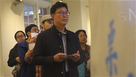 姚文智,投票,台北市,九合一大選,民進黨（圖／記者林士傑攝影）