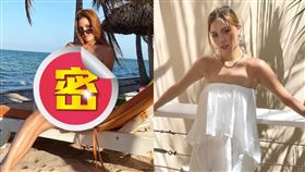 書那娜因疫情影響工作返美後度假，大方放送泳裝辣照。（圖／翻攝自joanloluo IG）