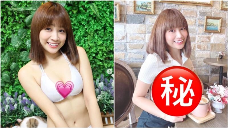 車頭燈好兇！啦啦隊女神太豐滿快撐開
