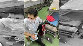 竹南工廠，工安意外，作業員左手掌夾斷，