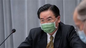 總統蔡英文與美國駐聯大使克拉芙特視訊,外交部長吳釗燮（圖／總統府提供）