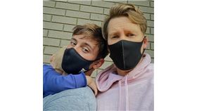 戴利（Tom Daley）與其伴侶布萊克（Dustin Lance Black）圖／翻攝自Tom Daley IG