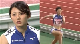 小玉葵水雖無緣東奧，昔日賽場上的亮眼表現與美貌讓她意外爆紅。（圖／翻攝自日本陸連推特）