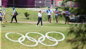 ▲女子高爾夫徐薇淩與李旻。（圖／體育署提供）