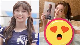 Yuri長相甜美身材火辣，被譽為「地表最正啦啦隊女神」。（圖／翻攝自陳怡叡IG）