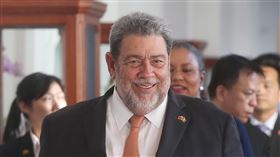 聖文森及格瑞那丁總理龔薩福。（圖／中央社）