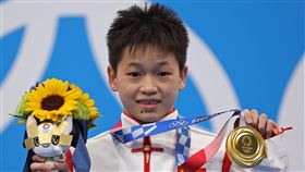14歲全紅嬋，女子個人10米高台跳水，金牌，東京奧運(圖／路透社／達志影像)