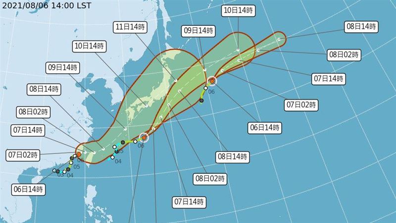 盧碧若增強恐登陸　颱風假機率曝光