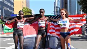 ▲肯亞女將在東奧女子馬拉松包辦金、銀牌。（圖／美聯社／達志影像）