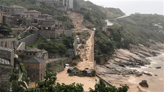 馬祖歷年最慘災情　芹壁村遭泥流沖毀