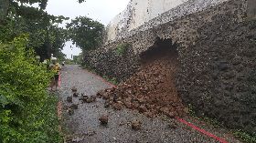 馬公順承門城牆坍塌