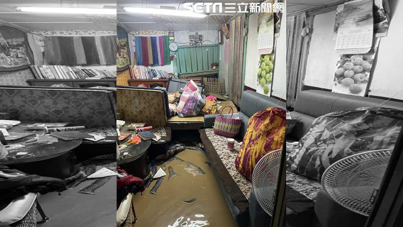 暴雨土石坍方沖民宅　東埔居民驚逃生