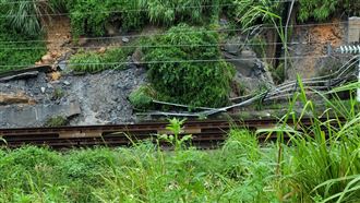 邊坡坍方擴大！高鐵苗栗至台中停駛