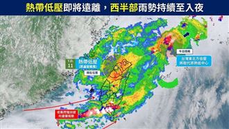 熱帶低壓將出海！各地風雨時程出爐