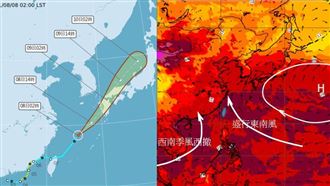 盧碧復活撲日　這區仍要防大量降雨