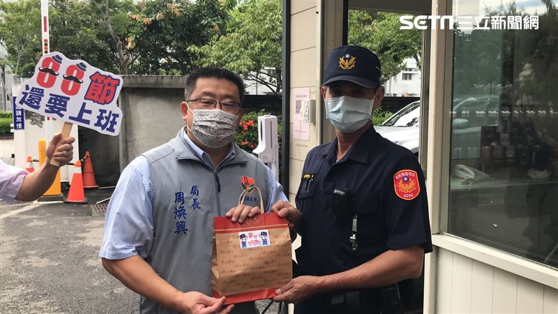 創意父親節　苗警局長親外送指定早餐