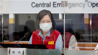 暴雨農損1.8億　小英視察災變中心