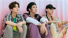 吳亦凡,黃子韜,鹿晗,世紀同框。圖／WeTV提供