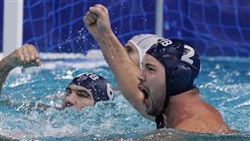 塞爾維亞水球擊敗希臘　圖／美聯社／達志影像