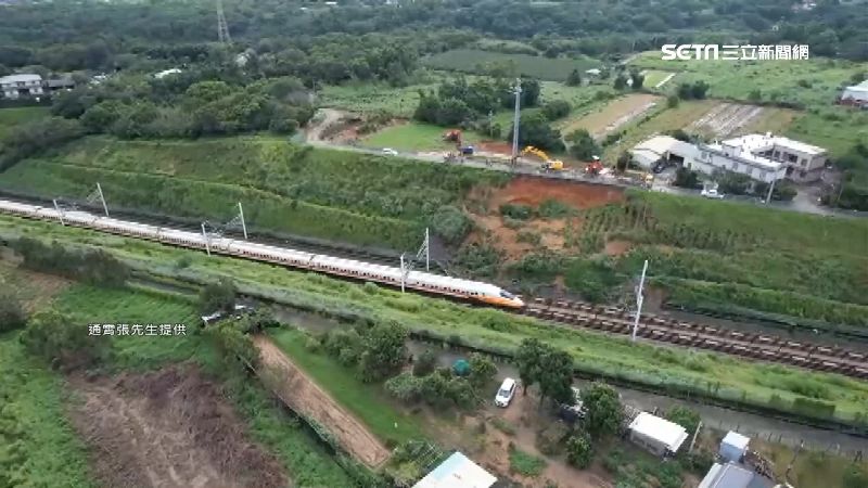 高鐵邊坡告警　17公里外煞停救全車