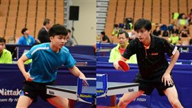 林昀儒2019年參加全運會對上江宏傑。（資料照／全運會提供）