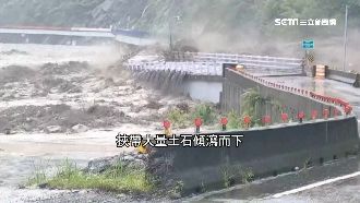 明霸克露橋瓦解　便橋預估20天搶通