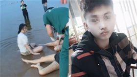 中國,英雄,救援,少年