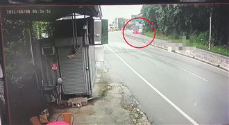 埔里老翁遭追撞　目擊者竟是肇事者