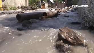 新開村艷陽天仍淹水　居民五味雜陳