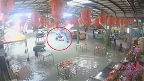 台中大雷雨，國家級警報，北屯松竹寺淹水，圖/翻攝自台中民政局YT