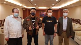 馬英九與江啟臣出席國民黨「飛虎八十暨中美合作紀念展揭幕儀式」（圖／國民黨提供）