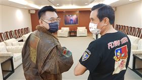 馬英九與江啟臣出席國民黨「飛虎八十暨中美合作紀念展揭幕儀式」（圖／國民黨提供）