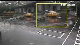 小黃疑雨天視線不佳　撞飛74歲老婦