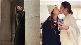 王曼喜曬出與女友的接吻照，２人似乎已前往美國籌備婚禮。（圖／翻攝自王曼喜IG