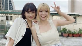 愛莉莎莎和一隻阿圓同步PO合照，破除決裂傳聞。（圖／翻攝自愛莉莎莎、一隻阿圓IG）